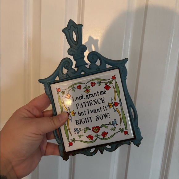 Other - Vintage Funny Trivet